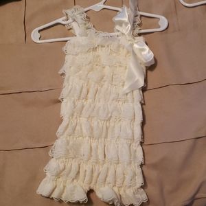 Lace Infant Romper